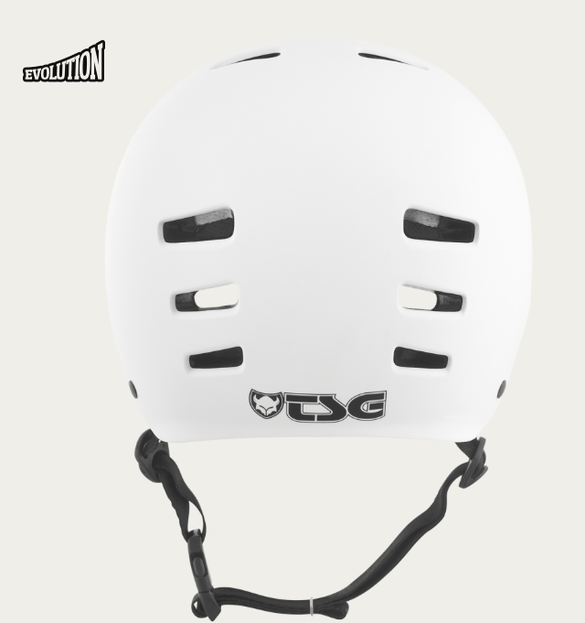Casque Evolution Solid Colors Satin White