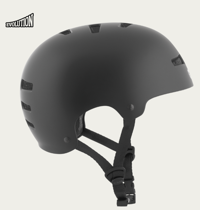 Evolution Solid Colors Satin Black Helm