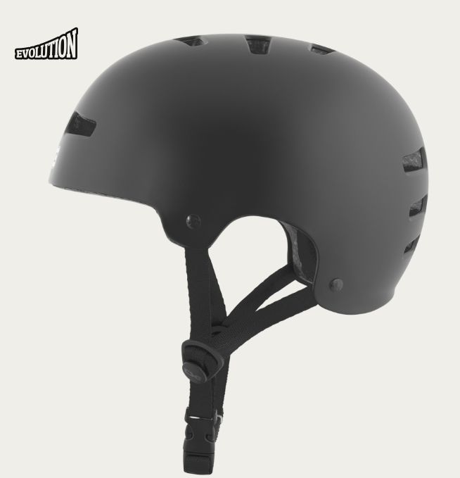 Evolution Solid Colors Satin Black Helm