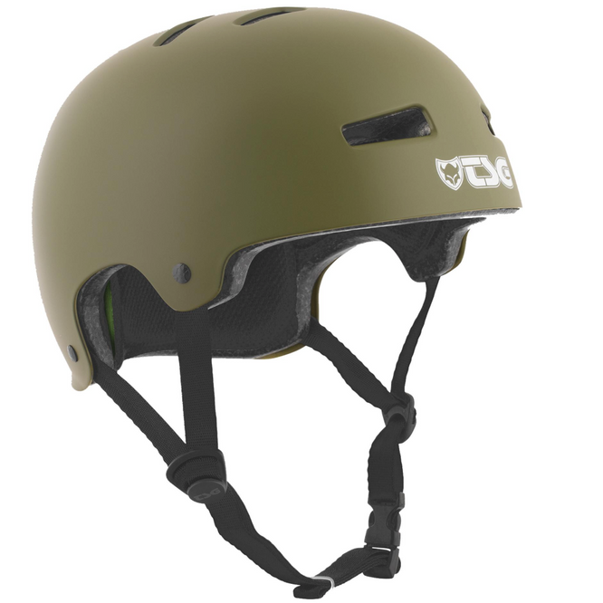 Evolution Solid Colors Satin Olive Helmet