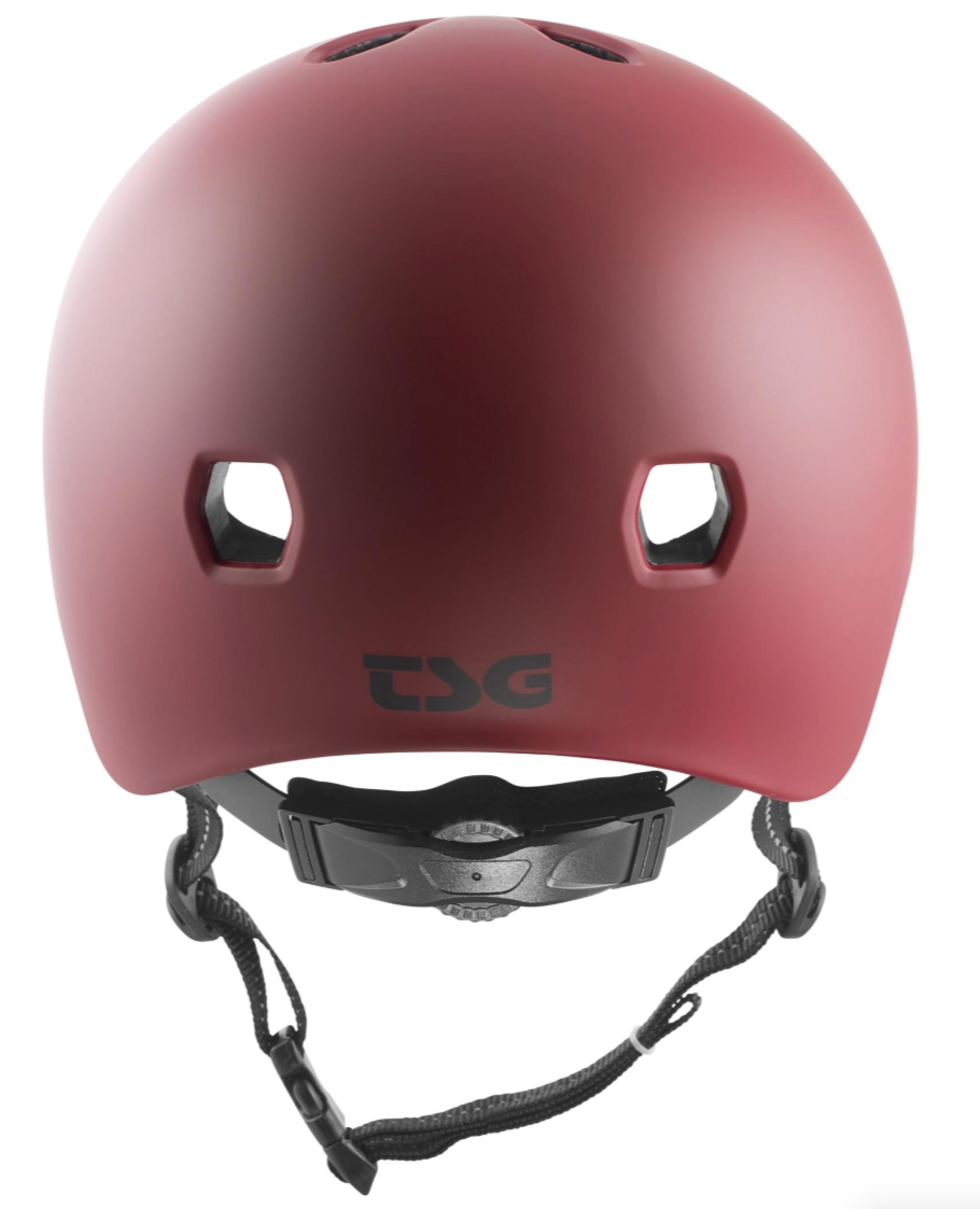 Meta Solid Color Satin Oxblood