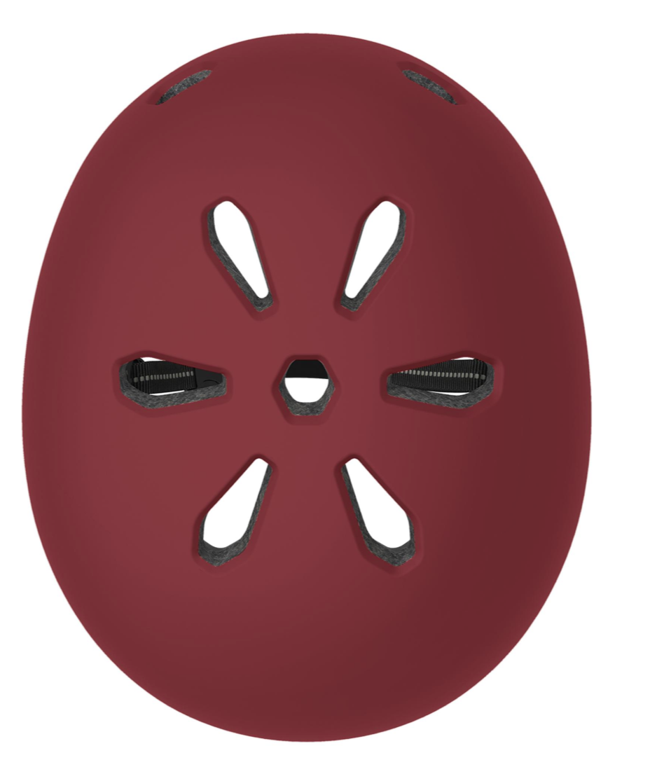 Meta Solid Color Satin Oxblood