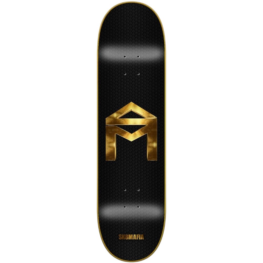 Gold Black 8.25" Skateboard Deck