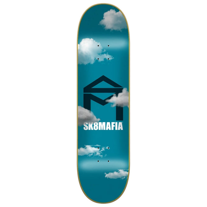 House Logo Clouds 8.0" Skateboard Deck