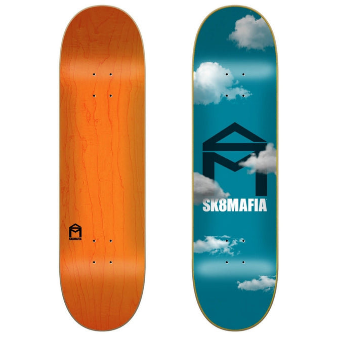 House Logo Clouds 8.0" Planche de skateboard