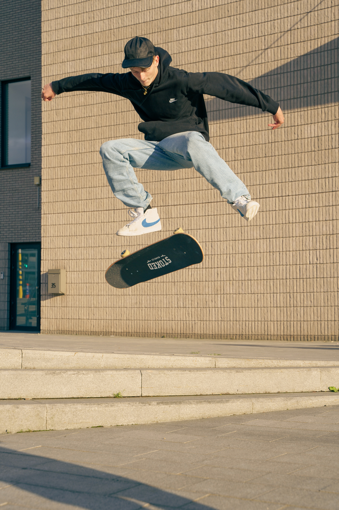 Griptape noir avec logo Stoked Classic