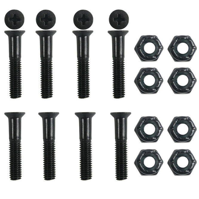 Black Bolts Phillips hardware set 1 1/4"