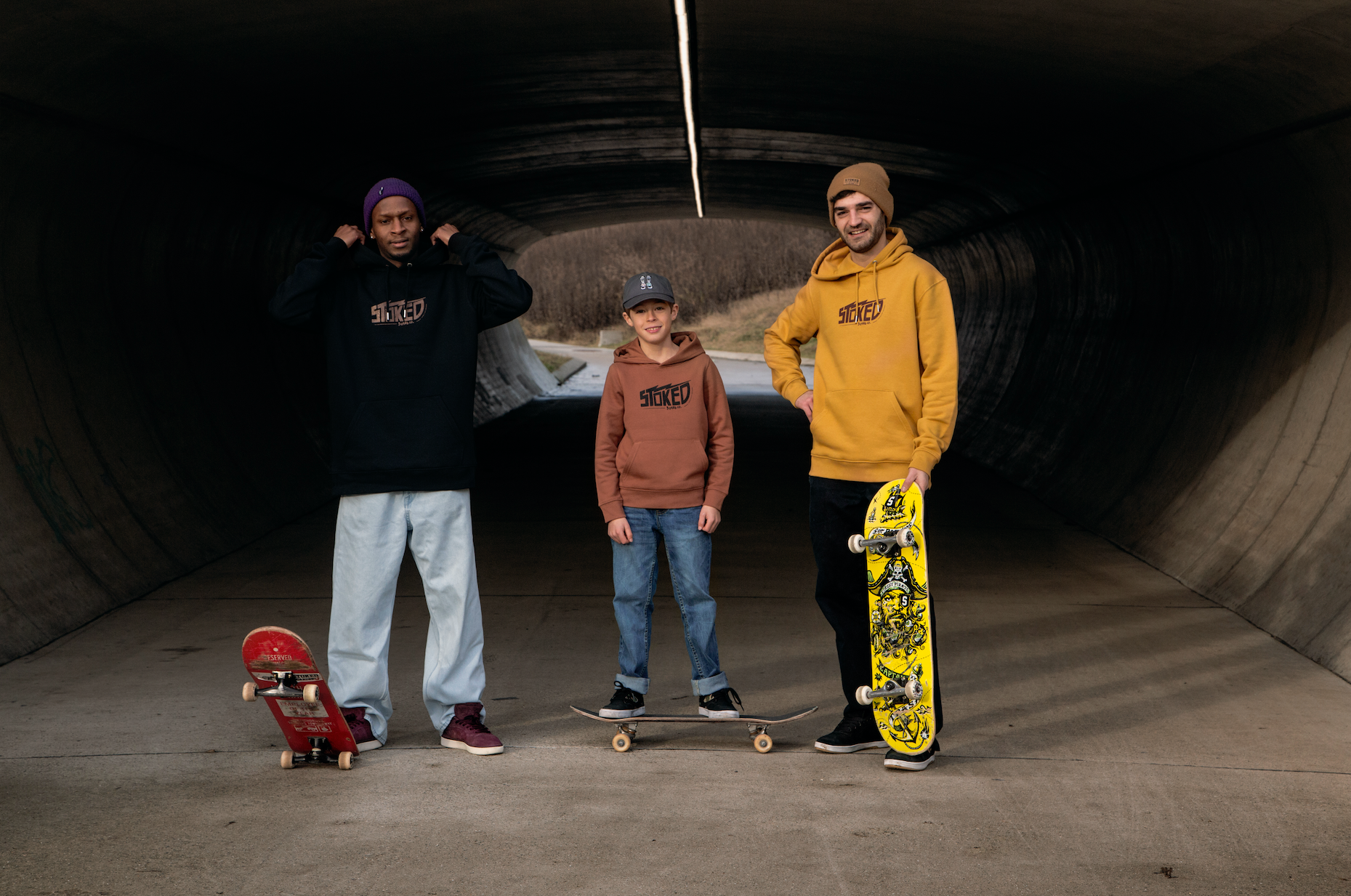 Electric Hoodie Ochre