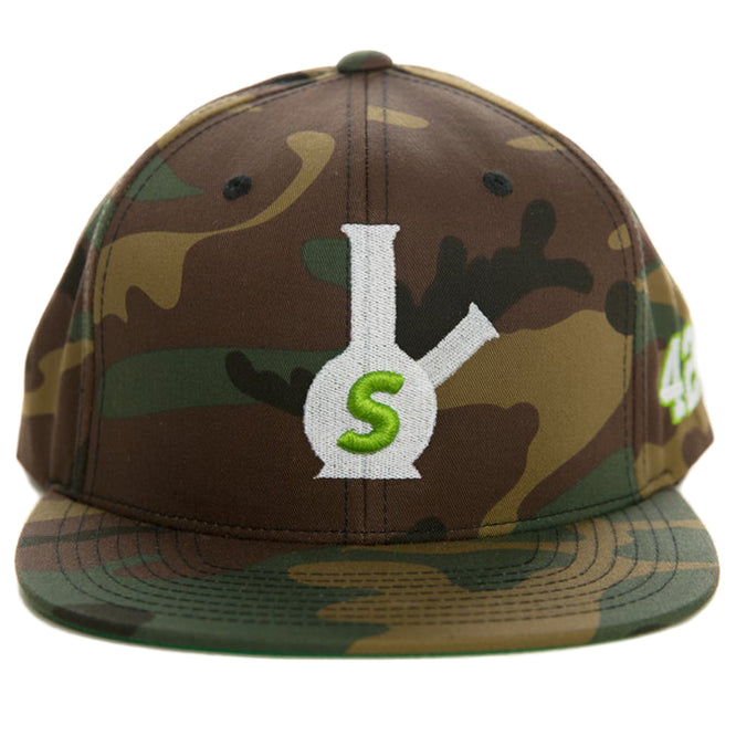 420 Snapback Cap Camo