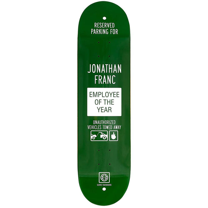 Jonathan Franc EOTY Green 7.75" Skateboard Deck