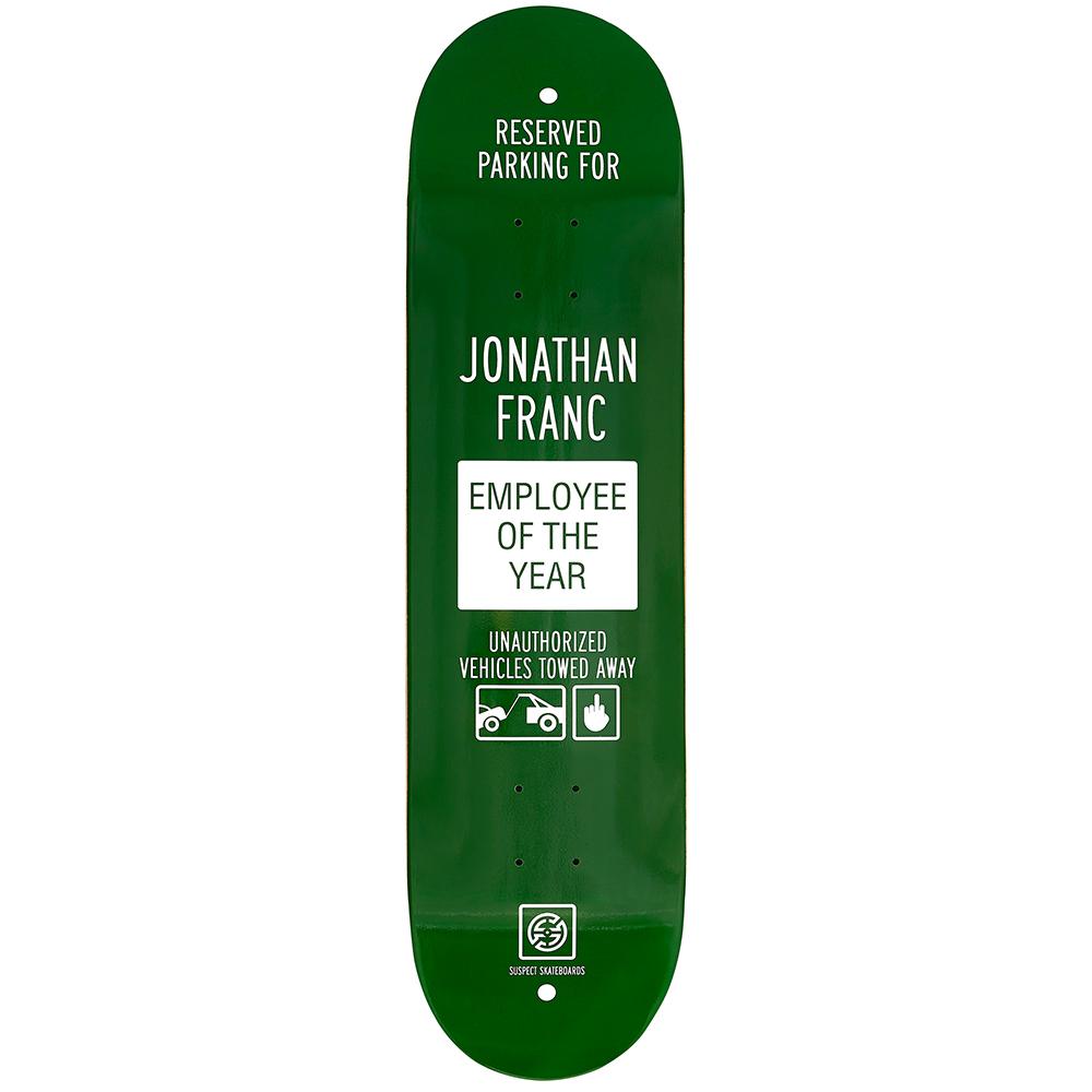 Jonathan Franc EOTY Green 8.125" Skateboard Deck