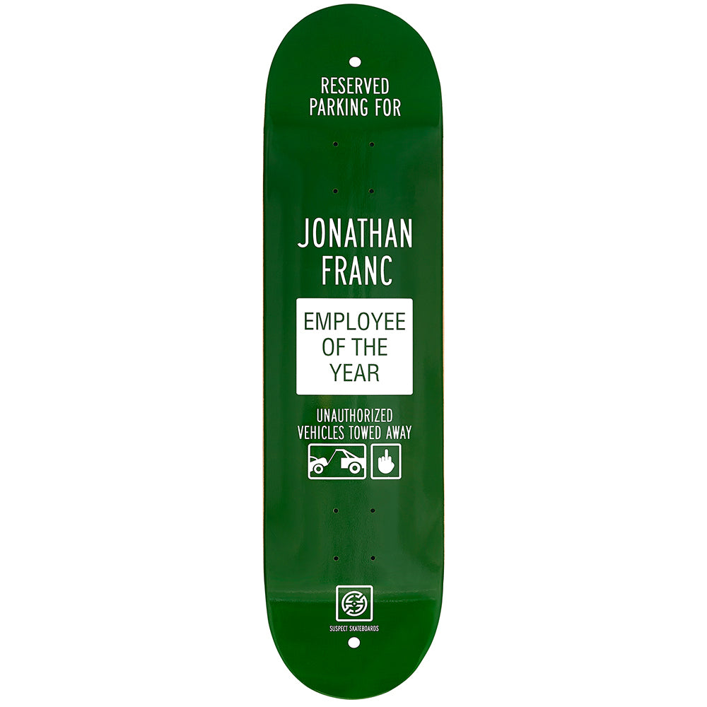 Jonathan Franc EOTY Green 8.0" Skateboard Deck