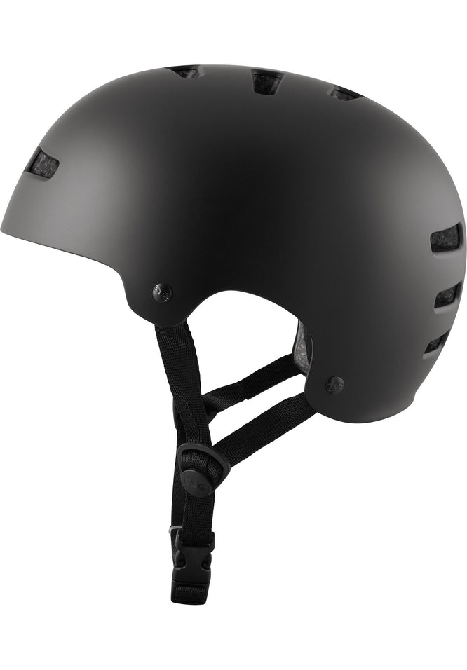 Evolution Solid Colors Satin Dark Black Helmet