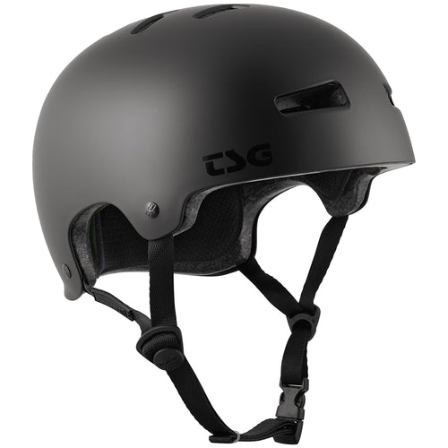 Evolution Solid Colors Satin Dark Black Helmet