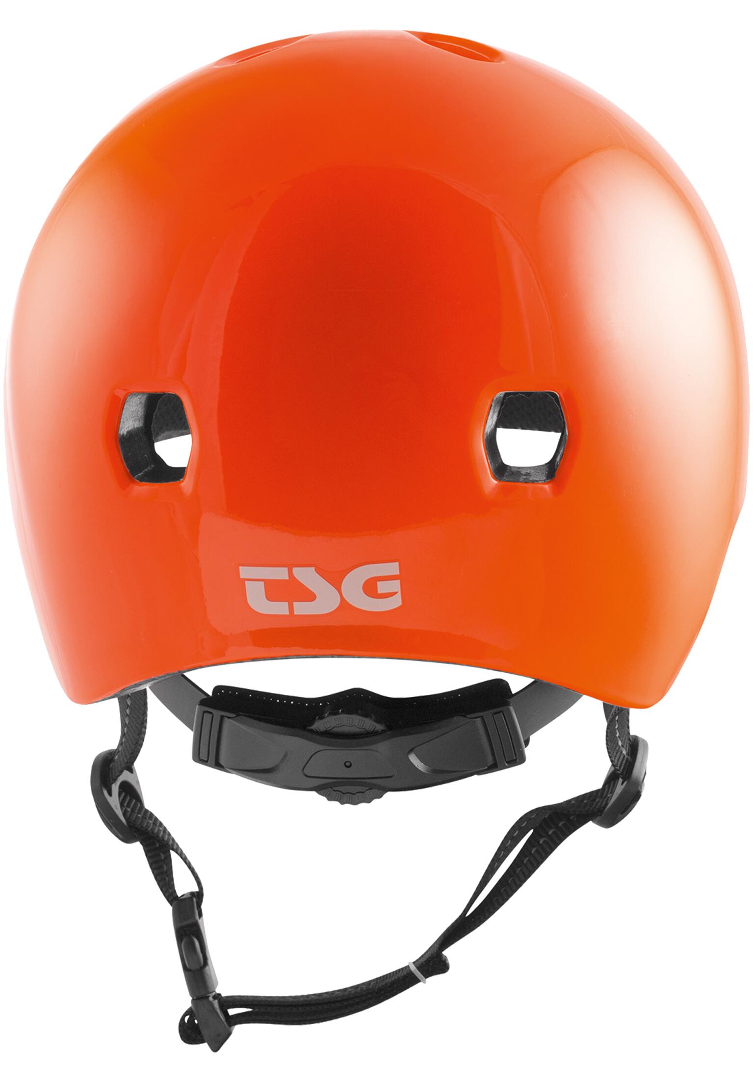 Meta Solid Color Gloss Orange Helm
