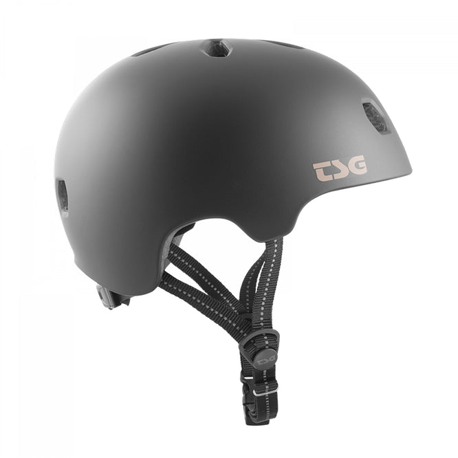 Meta Solid Color Satin Black Helm