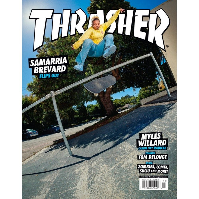 Thrasher Magazine Numéro 498 Janvier 2022