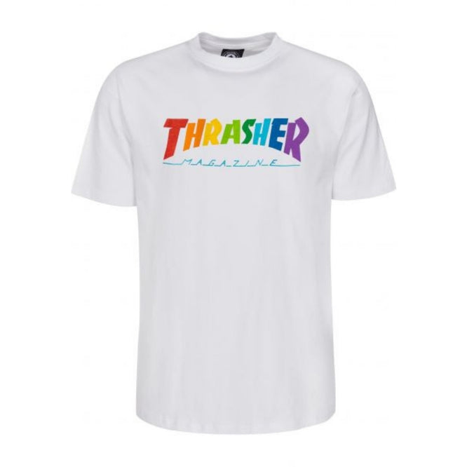 T-shirt Rainbow Mag blanc