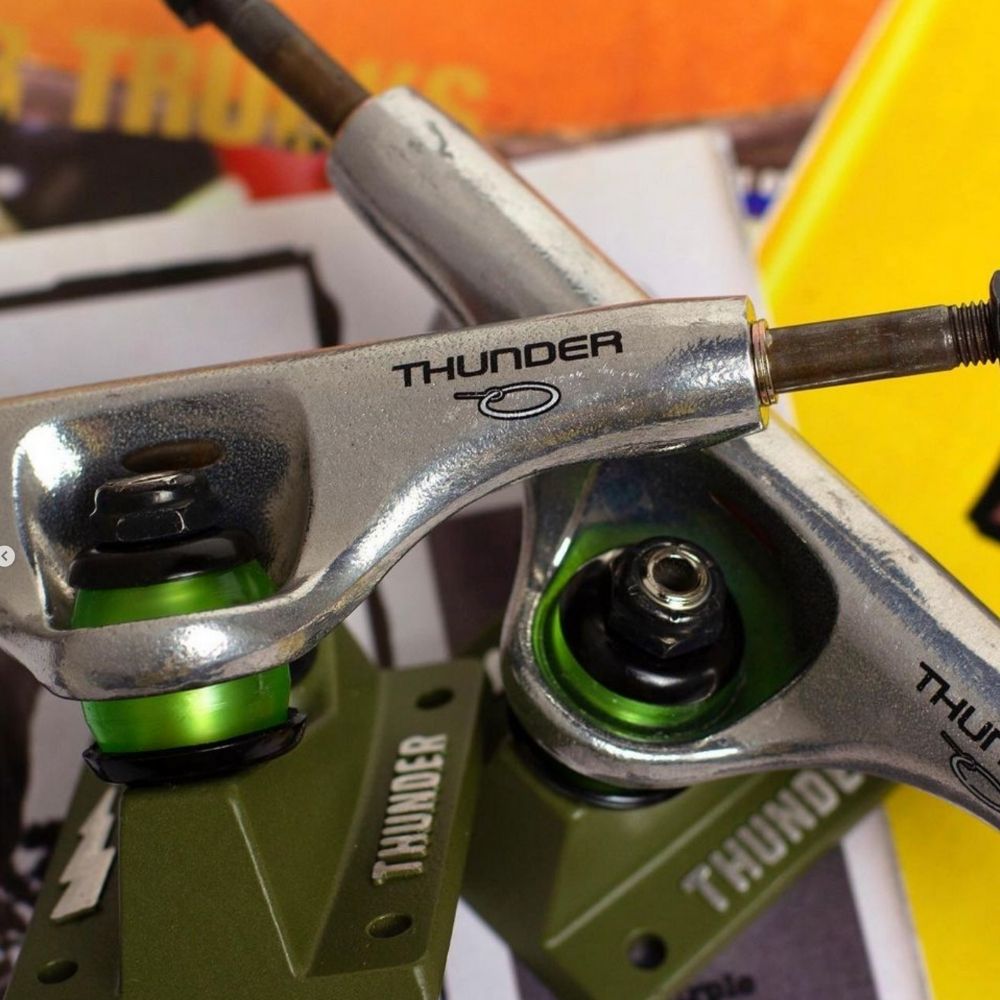 スケートボード Thunder Hollow OG Grenade Green 148 Hi スケートボード Thunder Hollow OG Grenade Green 148 Hi