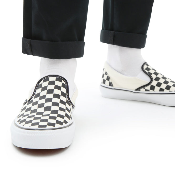 Skate Slip-On Checkerboard Noir Off