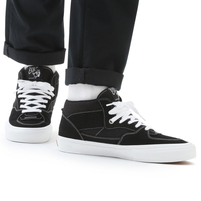 Skate Half Cab Black/White