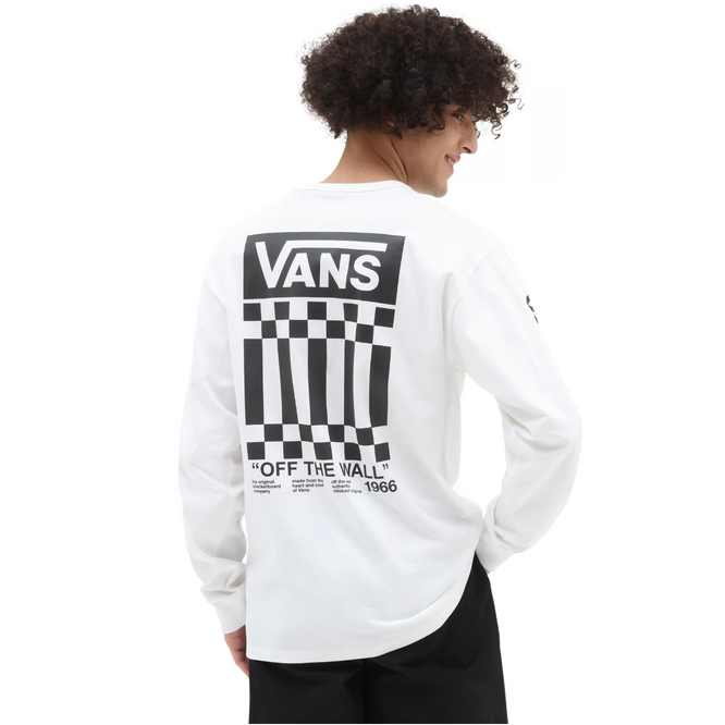 Off The Wall Check Graphic Longsleeve T-shirt