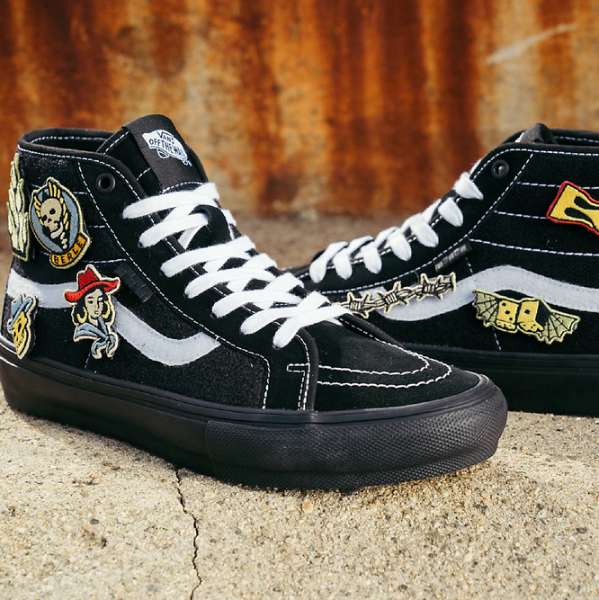 Skate Sk8-Hi Decon Elijah Berle Noir/ Noir