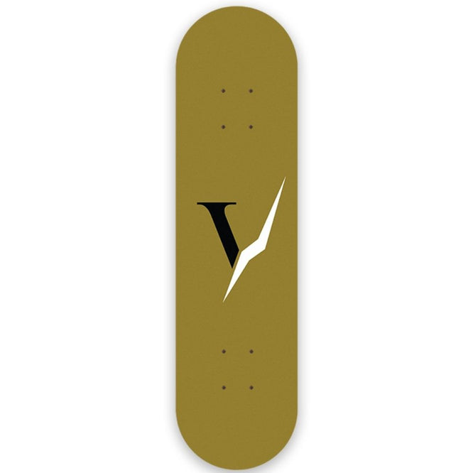 Logo V Full Gold 8.5" Skateboard Deck