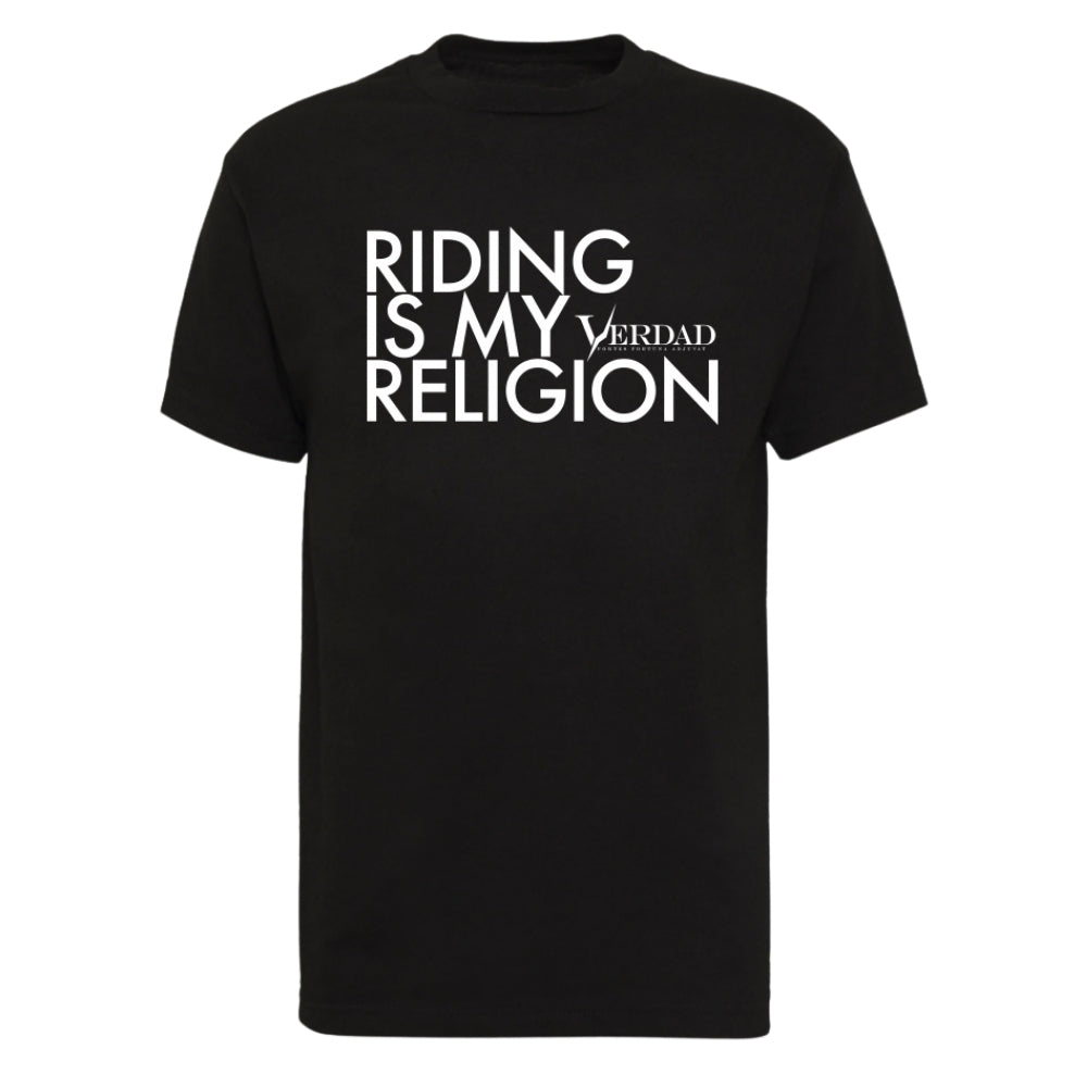 Riding Is My Religion T-shirt Black