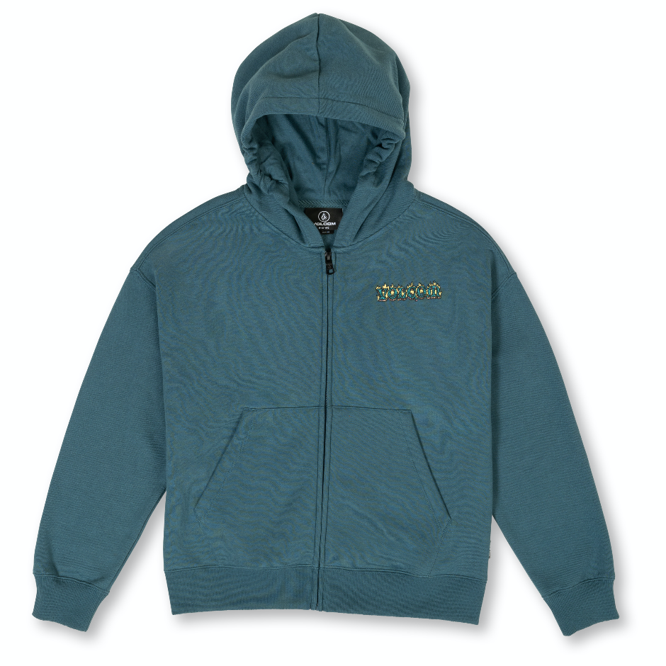 Volcom Kids Alstone Zip Hoodie Cruzer Blue Stoked Boardshop