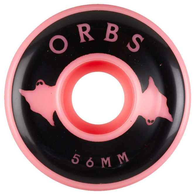 Orbs Specters 99a Coral Black 56mm Skateboard Wheels