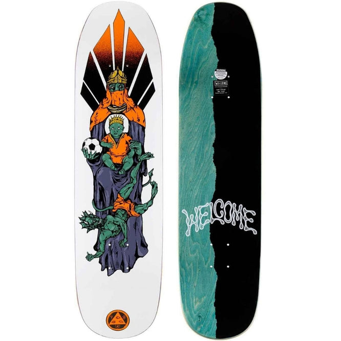 Futbol Son Of Moontrimmer 8.25" White Skateboard Deck