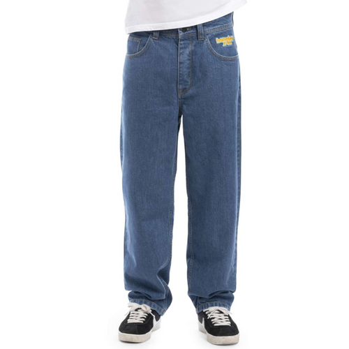 X-Tra Baggy Denim Washed Blue Jeans