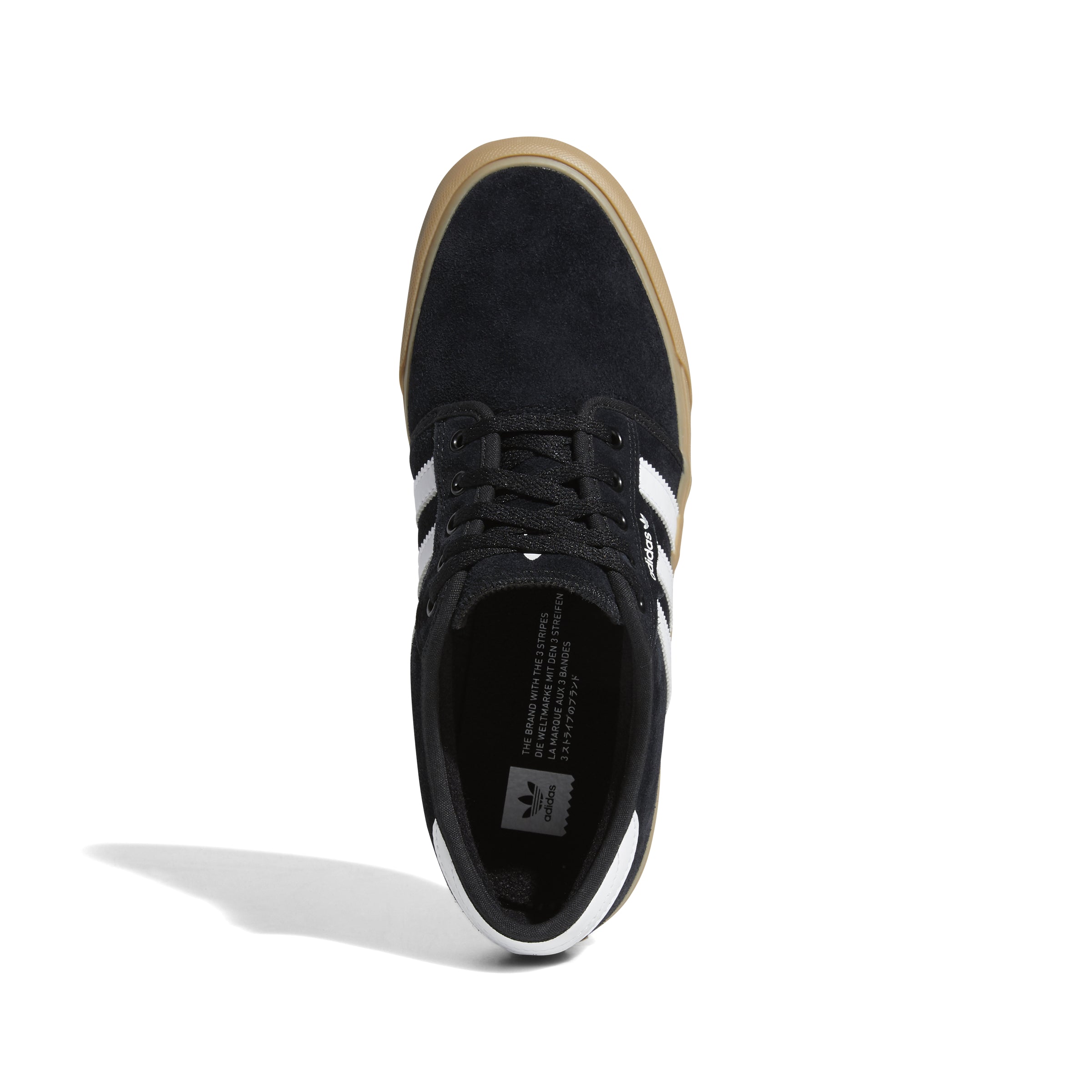 Adidas Seeley XT Core Black Cloud White Gum – Stoked Boardshop