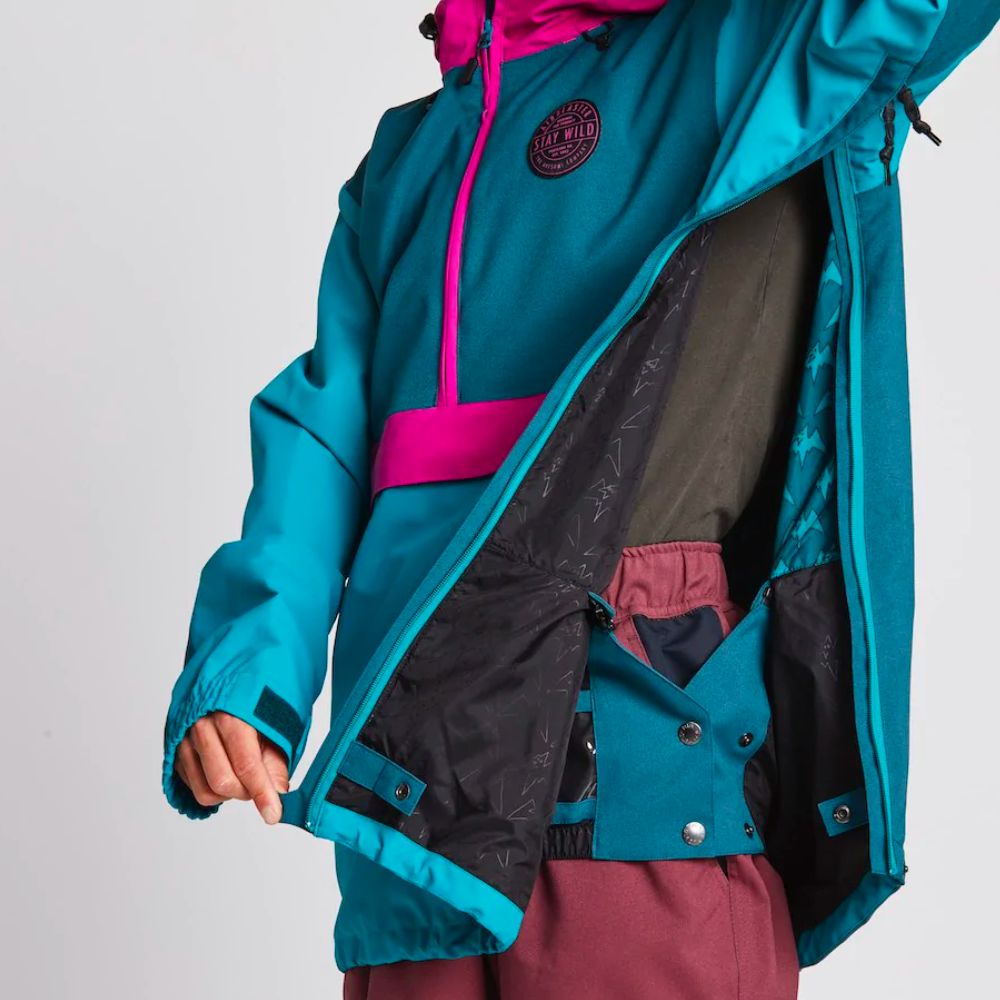 Trenchover Jacket Spruce/Magenta