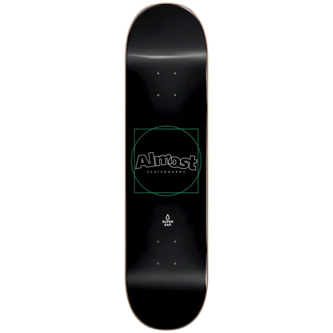 Greener Super Sap R7 Black 8.5" Skateboard Deck