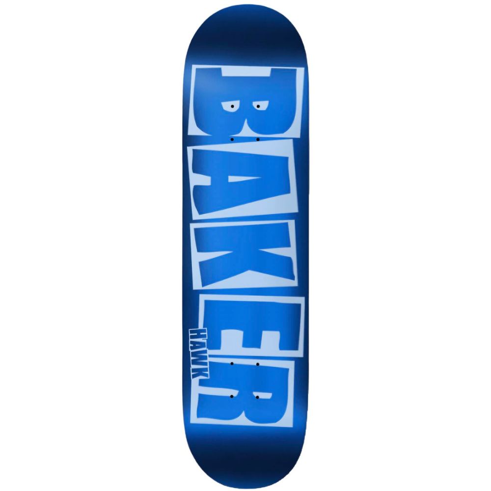 Hawk Brand Logo Blue Foil 8.5" Skateboard Deck