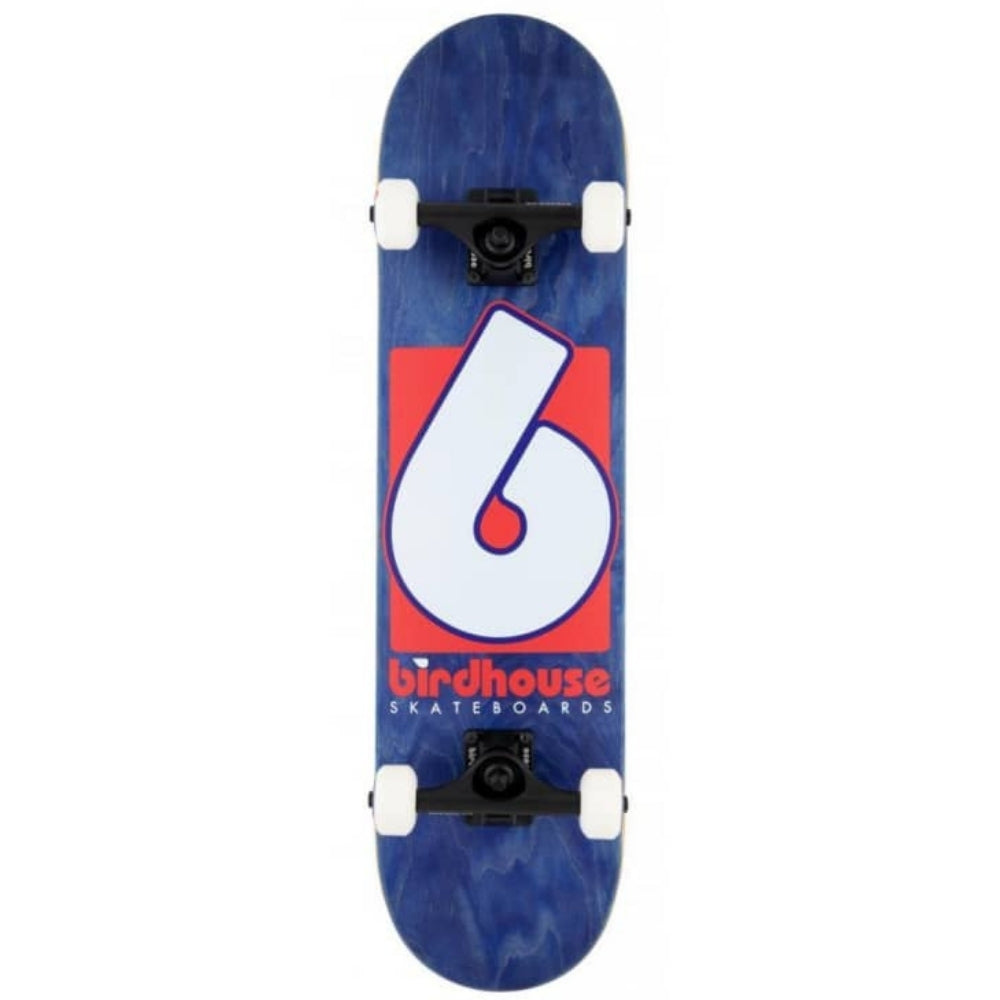 B Logo Stage 3 Navy/Red 7.75" Complete Skateboard