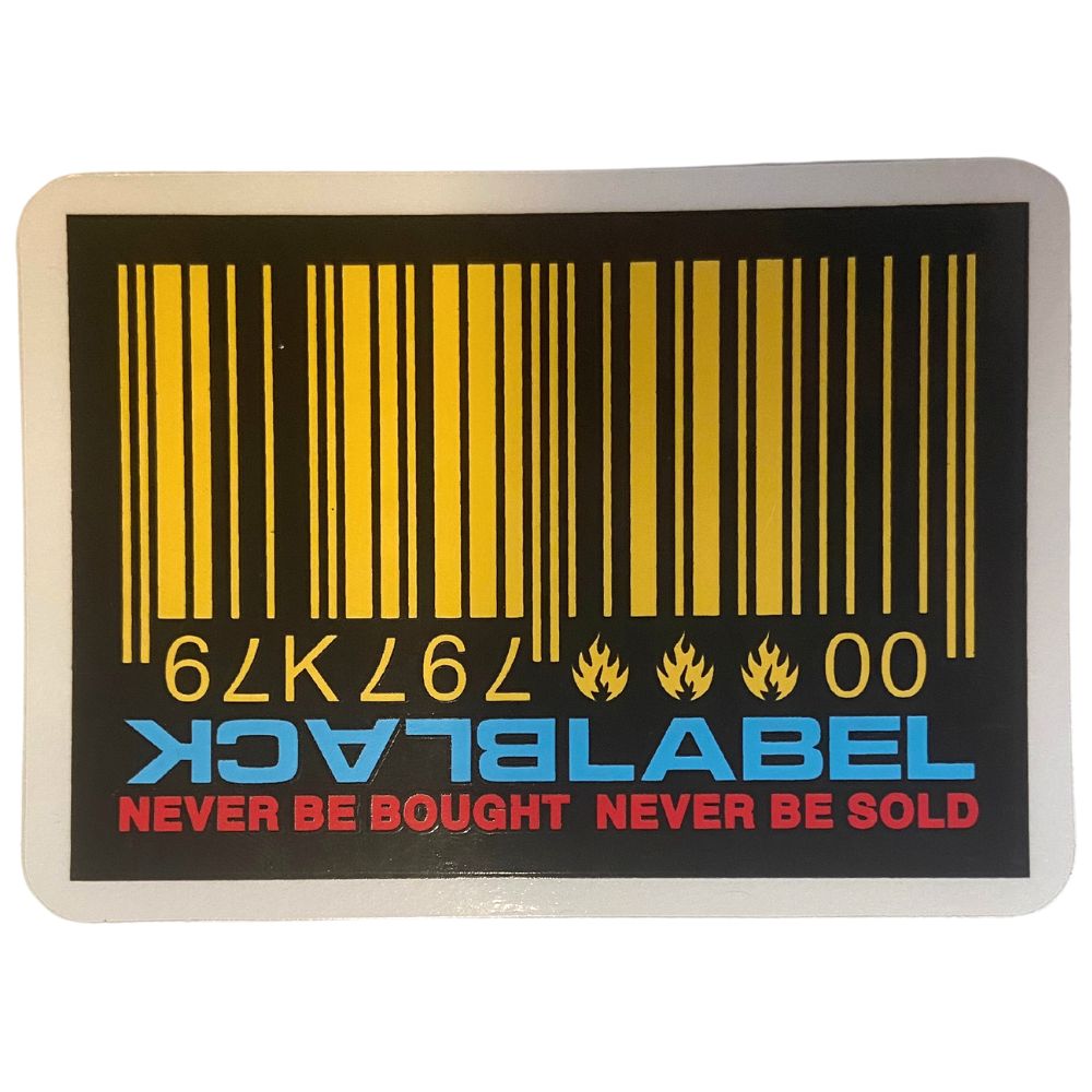 Barcode Sticker Multicolor