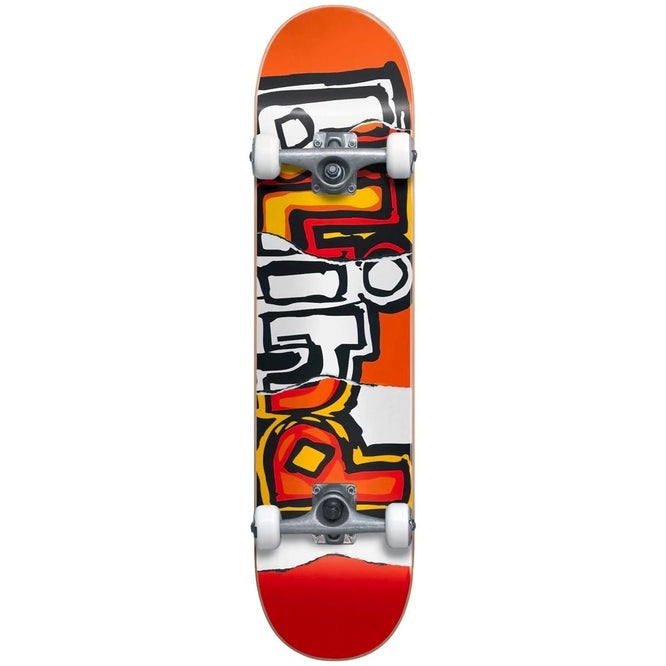 OG Ripped First Push Red/Orange 7.75" Complete Skateboard