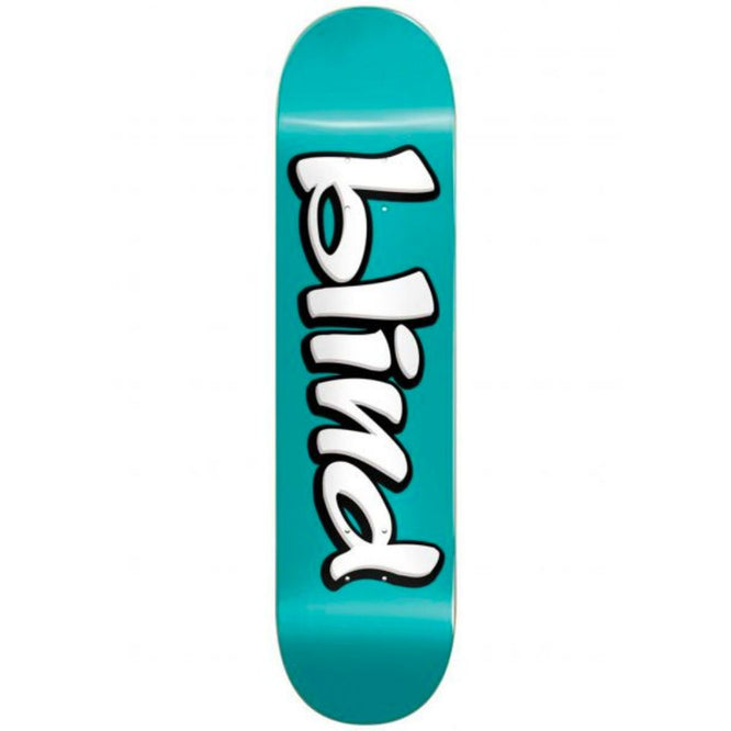 Vintage Logo RHM Teal 7.75" Skateboard Deck