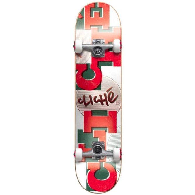 Uppercase First Push Rouge/Blanc 7.875" Skateboard complet