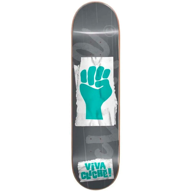 Viva Cliché RHM Teal/Grey 8.0" Skateboard Deck