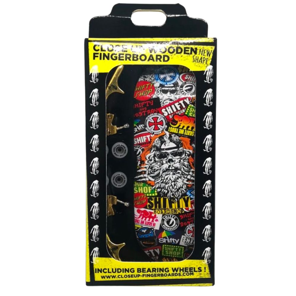 Shifty Sticker Multi 33mm fingerboard Stoked