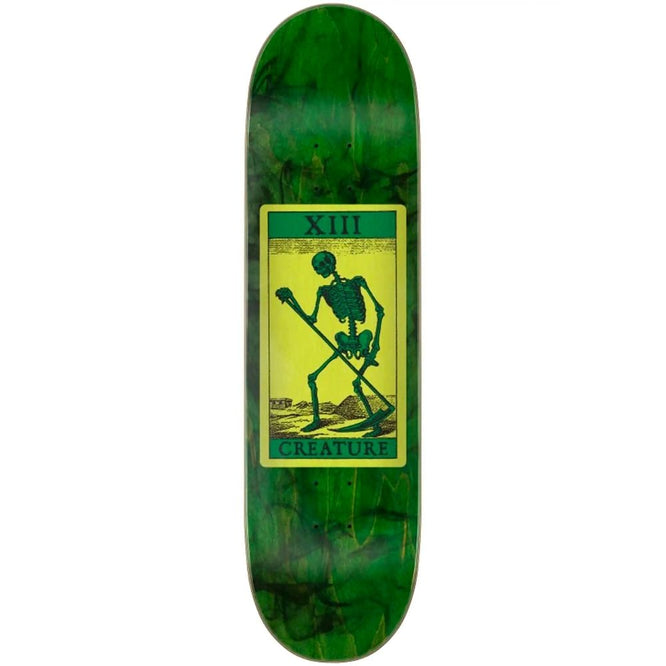 Deathcard Green 8.5" Skateboard Deck
