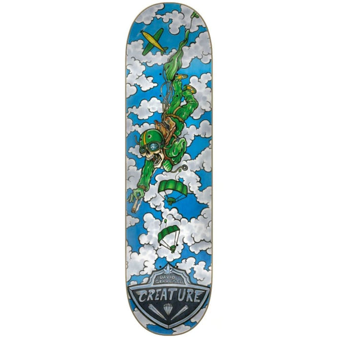 Gravette Hippie Bomber Blue/White 8.3" Skateboard Deck