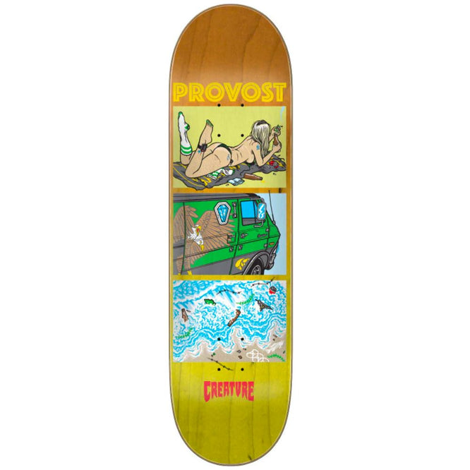 Provost Hesh Orange 8.5" Skateboard Deck