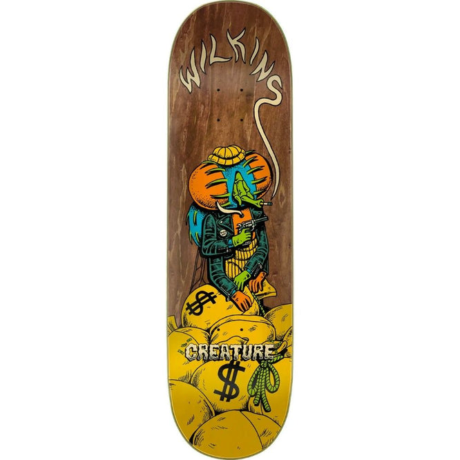 Wilkins Heist Brown 8.8" Skateboard Deck