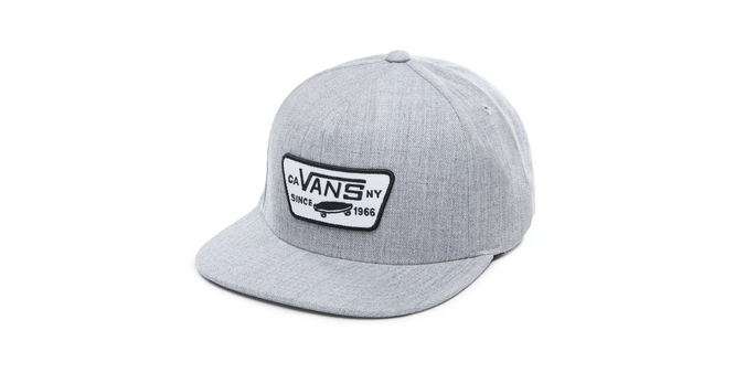 Casquette Snapback Full Patch Gris chiné