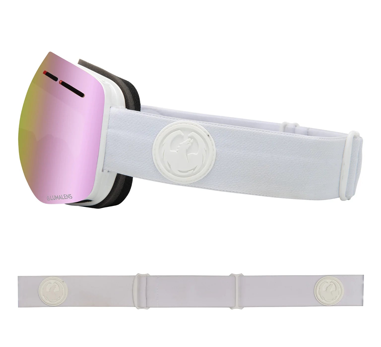X1s Whiteout +  Lumalens Pink Ionized + Lumalens Dark Smoke Lens